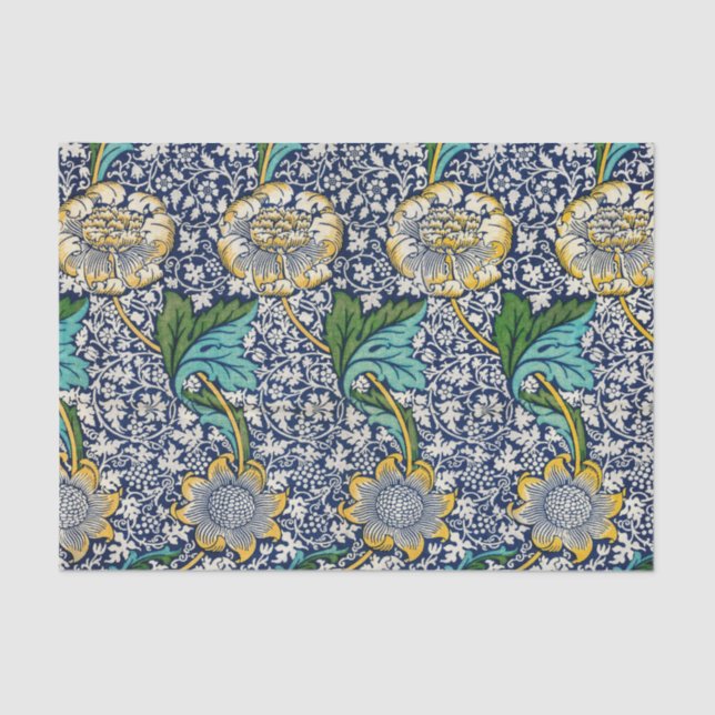 Papel De Seda William Morris Kennet famoso (Frente )