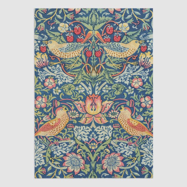 Papel De Seda William Morris - Ladrão de Morango (Criador carregado)
