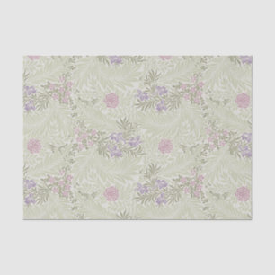 Papel De Seda William Morris Lavanda e Larkspur Pattern Rosa