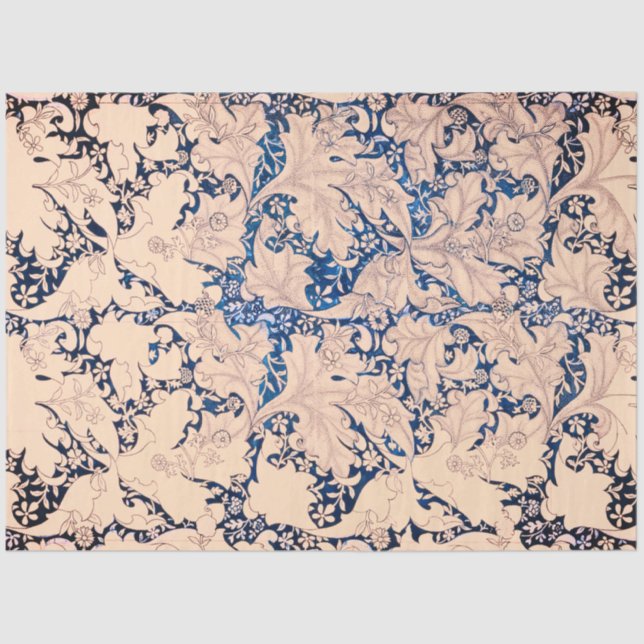 Papel De Seda William Morris LEAF PATTERING DECOUPAGE (Frente )
