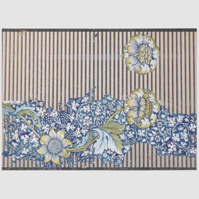 Papel De Seda William Morris LEAF PATTERING DECOUPAGE (Frente )