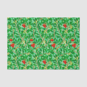 Papel De Seda William Morris Lychee Tree Pattern, Verde Claro