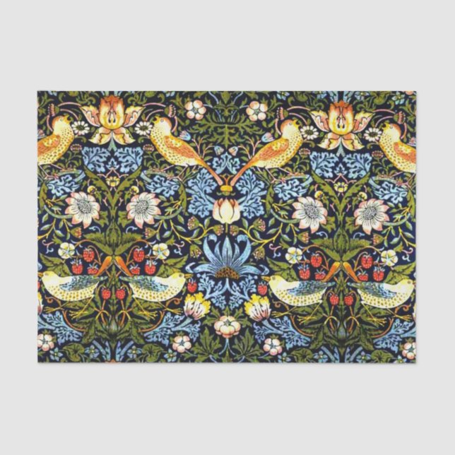 Papel De Seda William Morris, Morango Thief (Frente )