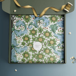 Papel De Seda William Morris Orange Art Nouveau Vintage Floral