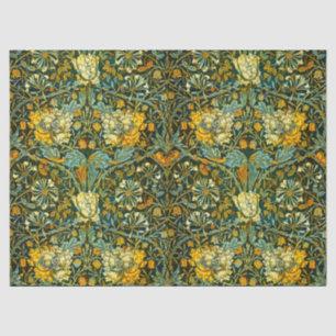 Papel De Seda William Morris - Padrão Floral Antiquado de Honeys