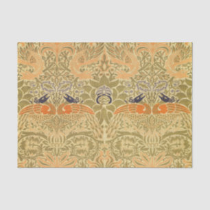 Papel De Seda William Morris Peacock & Dragon Arts & Artesanatos