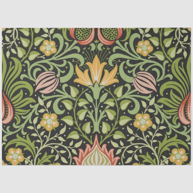 Papel De Seda William Morris Persian Floral Design (Frente )