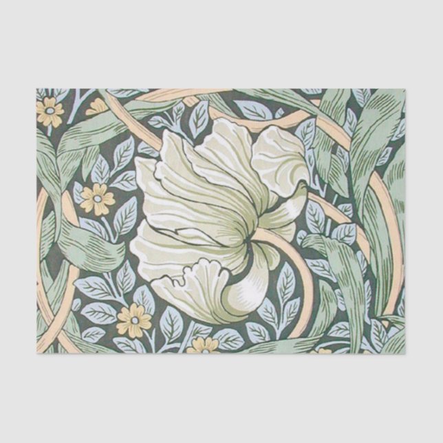 Papel De Seda William Morris Pimpernel Floral Wallpaper (Frente )