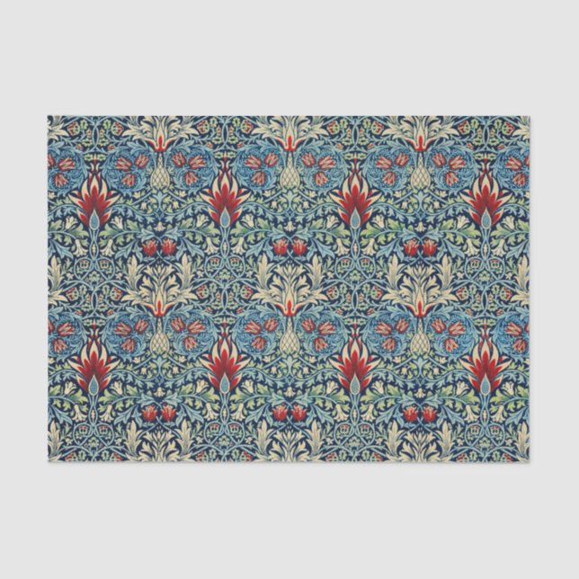 Papel De Seda William Morris Snakehead Design (Frente )