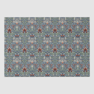 Papel De Seda William Morris Snakeshead Floral Clássica Botânica