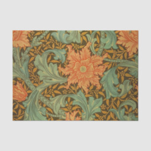 Papel De Seda William Morris Solteiro Stem Pattern Art Nouveau