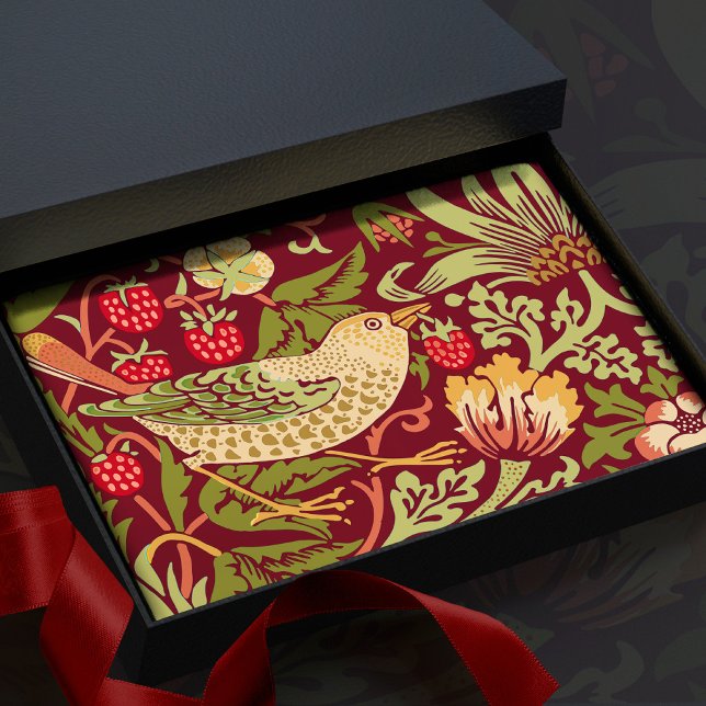 Papel De Seda William Morris Strawberry Thef Paper (Criador carregado)