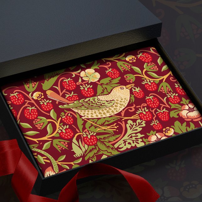 Papel De Seda William Morris Strawberry Thef Paper (Criador carregado)