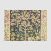 William Morris Tree Of Life Floral Vintage Art