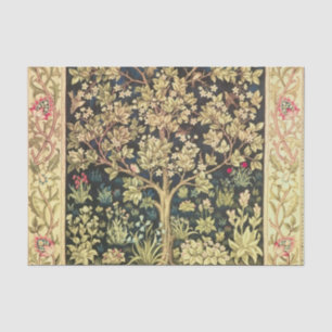 Papel De Seda William Morris Tree Of Life Floral Vintage Art