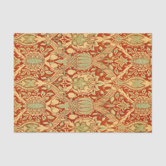 Papel De Seda William Morris - Velvet Broche Art Nouveau (Frente )