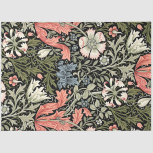 Papel De Seda William Morris Vintage Compton Padrão Floral