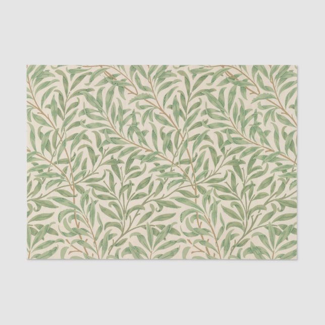 Papel De Seda William Morris Willow Bough Garden Flower Classic (Frente )