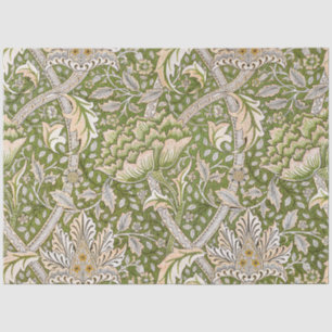Papel De Seda William Morris Windrush Padrão Floral Clássico