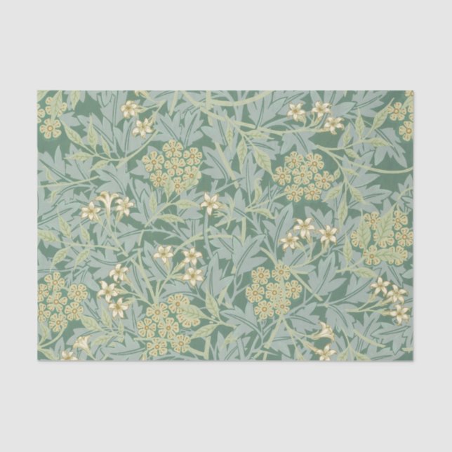 Papel De Seda William Morris's Jasmine Pattern Design (Frente )