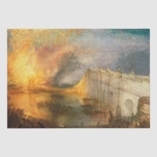Papel De Seda William Turner - A queimada do Parlamento