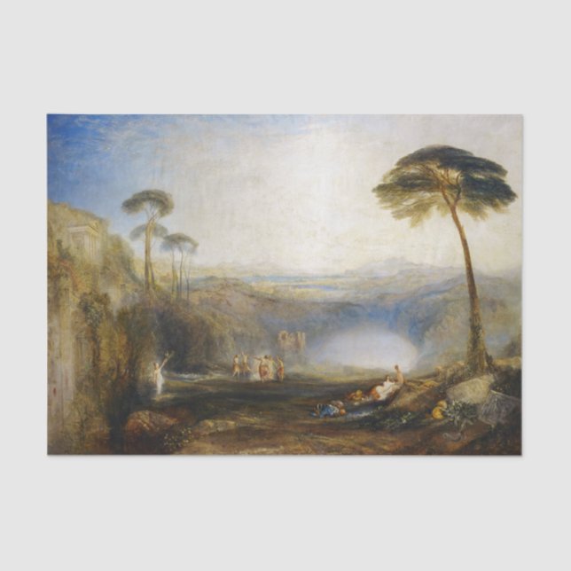 Papel De Seda William Turner - A tosse do Ouro (Frente )