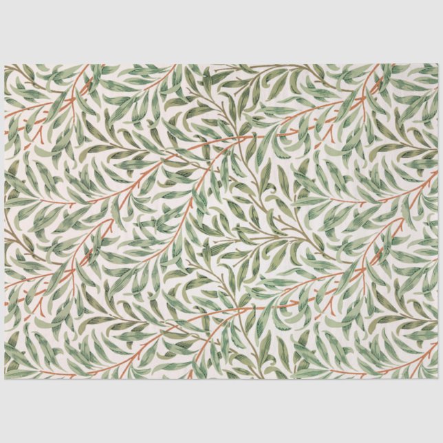 Papel De Seda Willow Pattern, William Morris Tissue Paper (Frente )