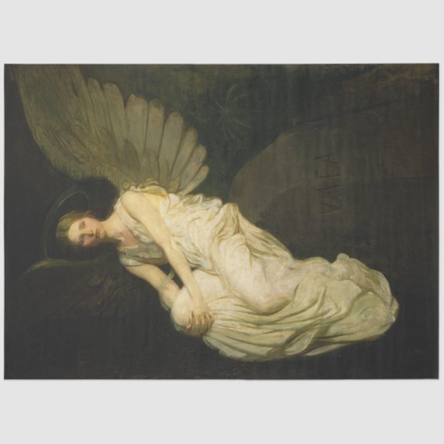 Papel De Seda Winged Angel por Abbott H. Thayer (Frente )