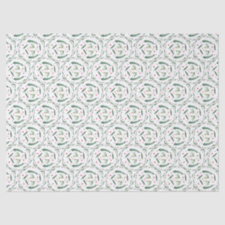 Papel De Seda Winter Berries and branches Christmas Tissue Paper