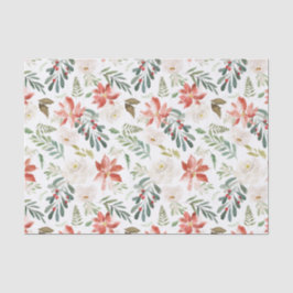 Papel De Seda Winter Floral | Férias