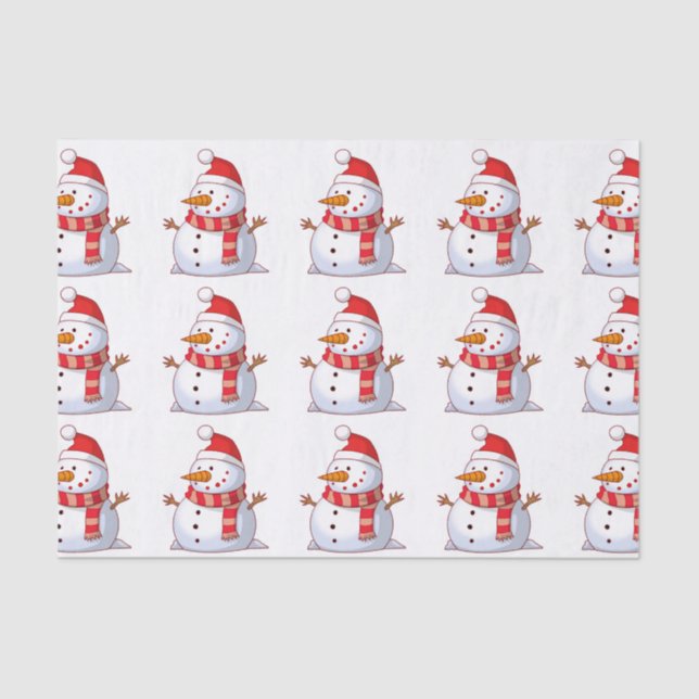 PAPEL DE SEDA WINTER SNOWMAN (Frente )