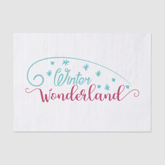 Papel de Seda Winter Wonderland (Frente )
