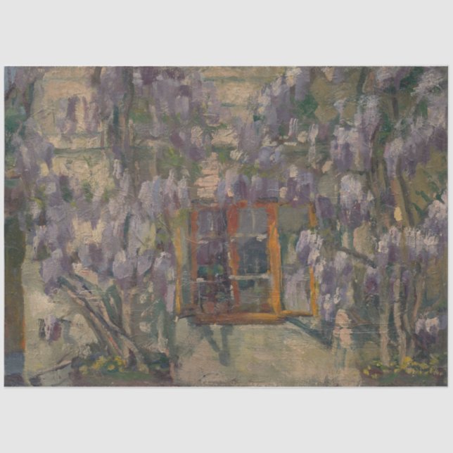 Papel De Seda Wisteria Flower Window (Frente )