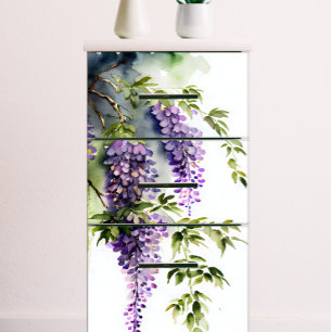 Papel De Seda Wisteria Wafting na janela de luz solar