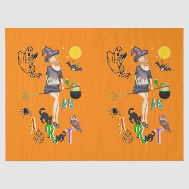 Papel De Seda Witch An Art (Frente )