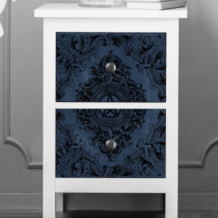 Papel De Seda Witchery Flourish Pentágono de Dusty Blue Fantas