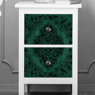 Papel De Seda Witchery Flourish Pentágono Emerald Green