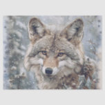Papel De Seda Wolf Winter Christmas<br><div class="desc">Wolf Winter Christmas</div>