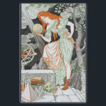 Papel De Seda Woman Science por Eugene Grasset<br><div class="desc">Eugène Samuel Grasset era um artista decorativo suíço do final do século XIX/início do 20 que trabalhava em Paris,  França,  em vários campos de design criativos diferentes. Ele é considerado o Pai de Arte Nouveau.</div>