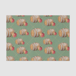 Papel De Seda Wooden Keg com Peach