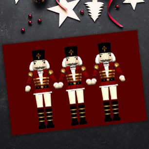 Papel De Seda Wooden Toy Soldiers Nutcracker Natal
