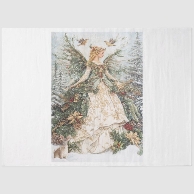 Papel De Seda Woodland Angel (Frente )