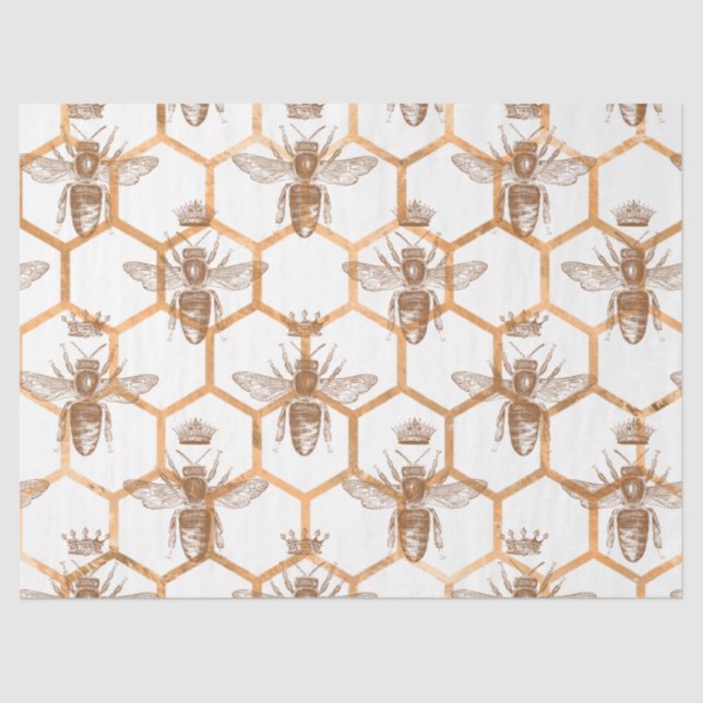 Papel De Seda Woodland Bee Series Design 49 (Frente )