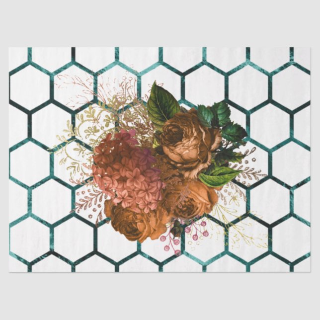 Papel De Seda Woodland Bee Series Design 55 (Frente )