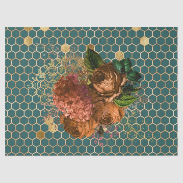 Papel De Seda Woodland Bee Series Design 66 (Frente )