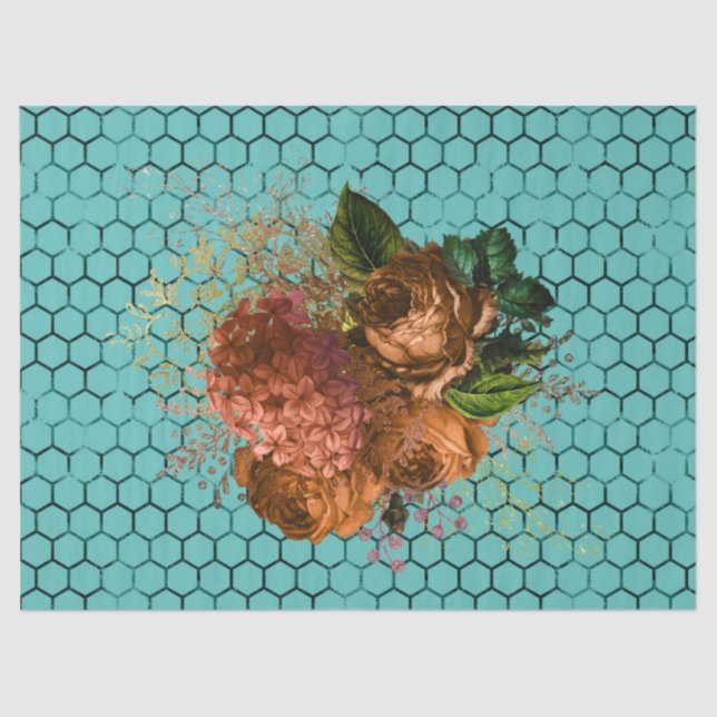 Papel De Seda Woodland Bee Series Design 67 (Frente )