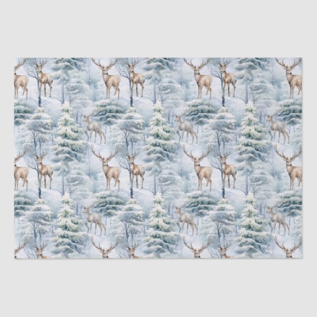 Papel De Seda Woodland Deer (Frente )