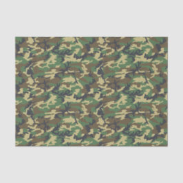 Papel De Seda Woodland Militairy Camo Impressão