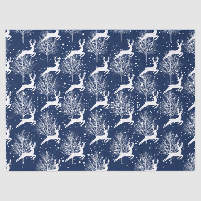 Papel De Seda Woodland Reindeer (Frente )