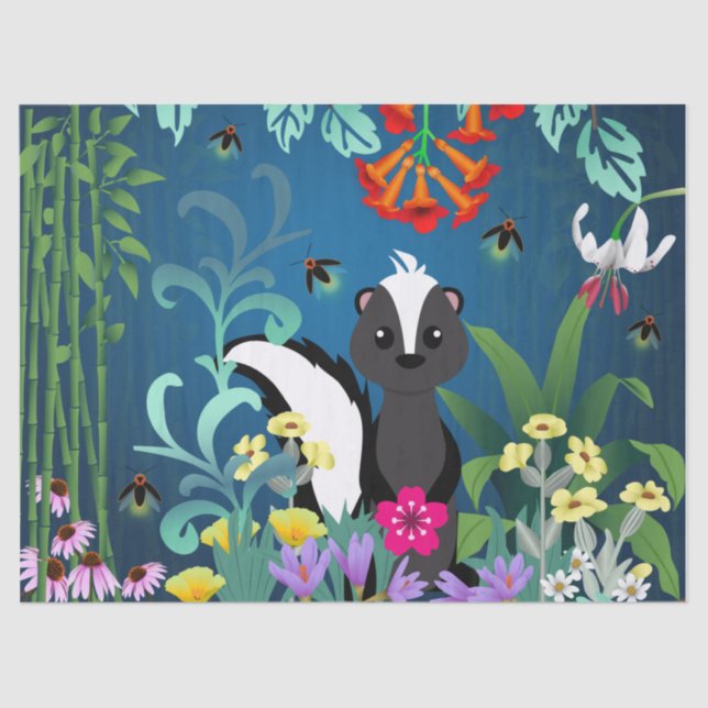 Papel De Seda Woodland Skunk (Frente )